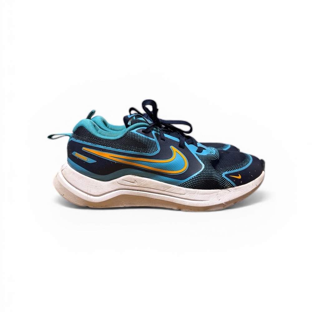 Nike Kids' Teal and Gold Sneakers